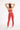 Charm legging red back view   - JUV Activewear 