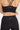 Charm bra black back view  | JUV Activewear