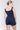 Cher jumpsuit navy blue back view- JUV Activewear