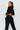 Cozy cropped sweatshirt black back view-JUV Activewear