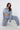 Cozy cropped sweatshirt blue gray - JUV Activewear