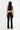 Croft Flare Legging black back view- JUV