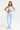 Croft one shoulder bra light blue - JUV
