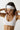 Frenzy Bra white front view close up - JUV