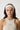 Headband cream in model front view - JUV