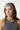 Headband gray in model side view - JUV