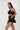 Honey skirt black side view in model- JUV