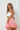 Honey skirt pink back view in model- JUV
