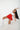 Honey skirt red front view in model- JUV