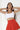 Honey bra white front view in model - JUV
