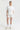 Jersey Oversized Shirt white in model front view full body  -JUV 