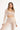 Rainbow legging cream front view in model - JUV