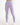 Rainbow legging purple front view in model close up - JUV