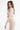 Rainbow long sleeve bra beige side view in model - JUV