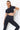 Flexy short sleeved crop black front view - JUV 