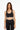 Tighty bra black in model front view - JUV
