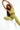 Tighty legging green in model front view - JUV
