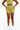 Tighty short green in model front view - JUV 
