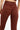 Tighty legging red wine in model back view close up - JUV