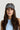 Visor Hat black wore by model - JUV