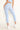 Unicorn legging light blue in model back view- JUV Activewear