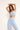 Unicorn legging light blue in model front view- JUV Activewear