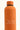 Mia thermal bottle orange front view  close up - JUV