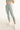 Unicorn legging green in model front view- JUV Activewear
